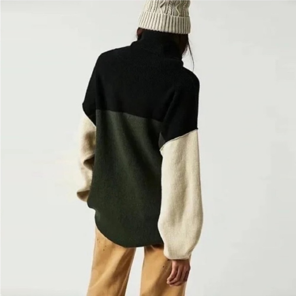 Free People Softly Structured Color Block Tunic S… - image 2